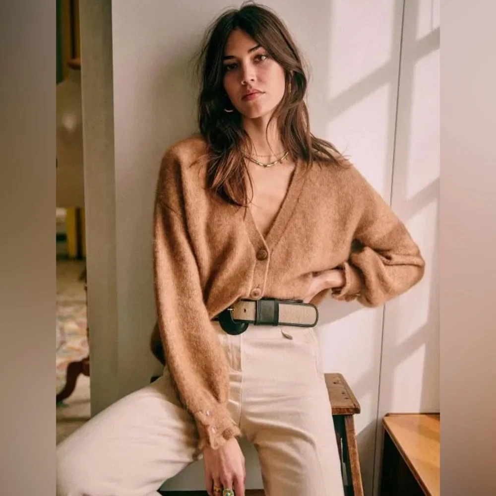 NWT Sézane Mia Cardigan - Picture 2 of 13